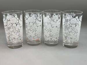 Libbey Garden Lace - Set of 4 Drinking Glasses Glass
